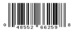UPC barcode 048552662598