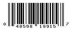 UPC barcode 048598199157