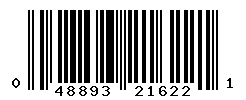 UPC barcode number 048893216221