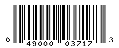 UPC barcode number 049000037173