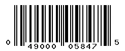 049000058475 barcode