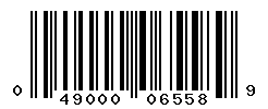 UPC barcode number 049000065589