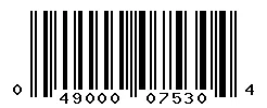 UPC 049000075304 barcode image