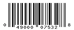 UPC 049000075328 barcode image