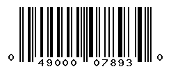 UPC barcode number 049000078930