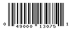 upc 049000130751 barcode image