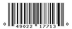 upc 049022177130 barcode image