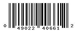 UPC barcode number 049022406612