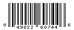 UPC barcode number 049022607446