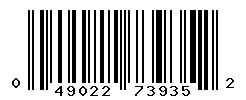 UPC barcode number 049022739352