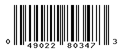UPC barcode number 049022803473