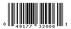 UPC barcode number 049177320061