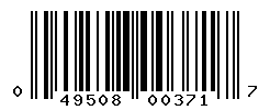 UPC barcode number 049508003717