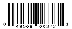 UPC barcode number 049508003731