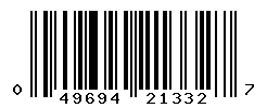 UPC barcode number 049694213327