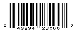 UPC barcode number 049694230607