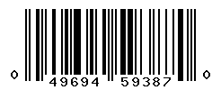 UPC barcode number 049694593870