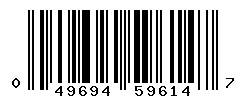 UPC barcode number 049694596147