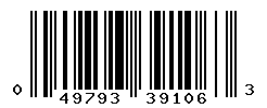 UPC barcode number 049793391063