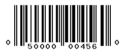 UPC barcode number 050000004560