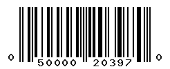 upc 050000203970 barcode image
