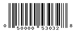 UPC barcode number 050000530328