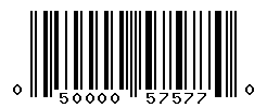 UPC barcode number 050000575770