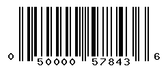 UPC barcode number 050000578436