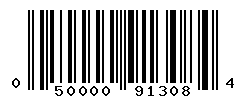 UPC barcode number 050000913084