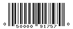 UPC barcode 050000917570