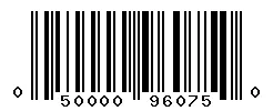 UPC barcode 050000960750
