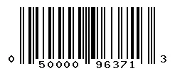 UPC barcode 050000963713