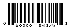 UPC barcode 050000963751