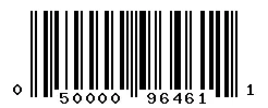 UPC barcode 050000964611