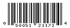 upc 050051231724 barcode image