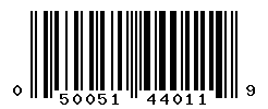 UPC barcode number 050051440119