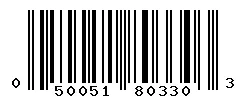 UPC barcode 050051803303