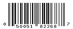 UPC barcode 050051822687