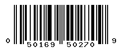 upc 050169502709 barcode image