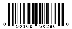 UPC barcode 050169502860