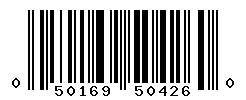 UPC barcode number 050169504260