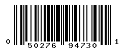 UPC barcode number 050276947301