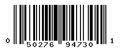 UPC barcode 050276947301