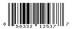 UPC barcode number 050332125377