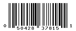 UPC barcode 050428378151