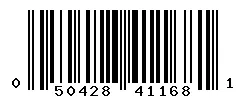 UPC barcode 050428411681
