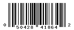 UPC barcode 050428418642