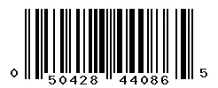UPC barcode 050428440865