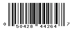 UPC barcode 050428442647