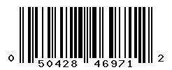 UPC 050428469712 barcode image